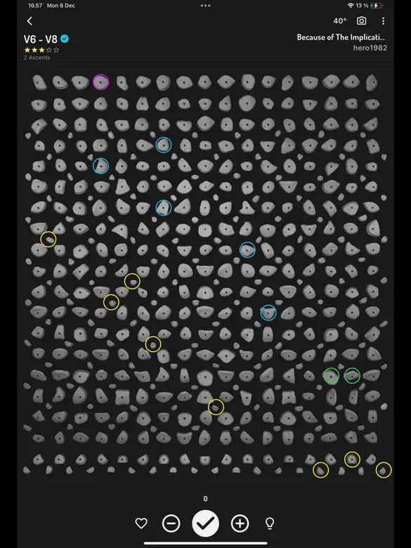 Kilter Board app screenshot 1 of 3