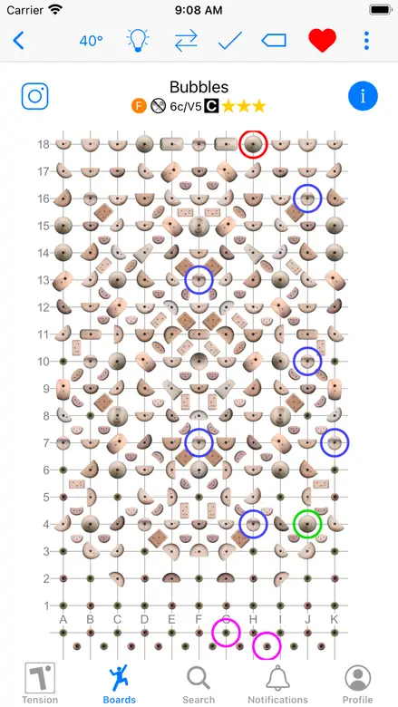 Tension Board app screenshot 1 of 3